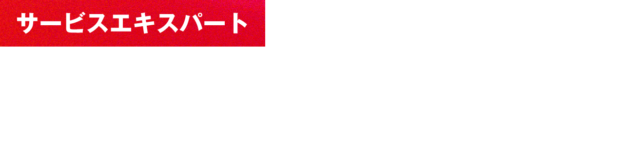 【サービスエキスパート】お客様カウンターパートとして現場の課題に向き合い、自身のキャリアの可能性を無限に広げる